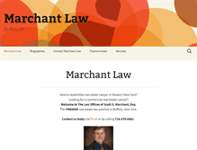 Tablet Screenshot of marchantlaw.com
